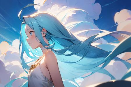 00005-2225194085-masterpiece, watercolor _(medium_),  1girl, solo, profile,  cloudy sky, _lyria _(granblue fantasy_), very long hair, light blue.png
